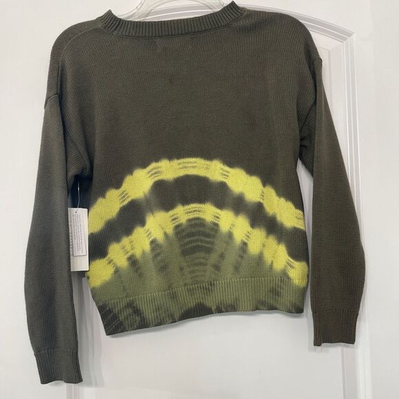 NWT - Treasure & Bond - Olive Sarma Tie Dye Sweater - Picture 4 of 6